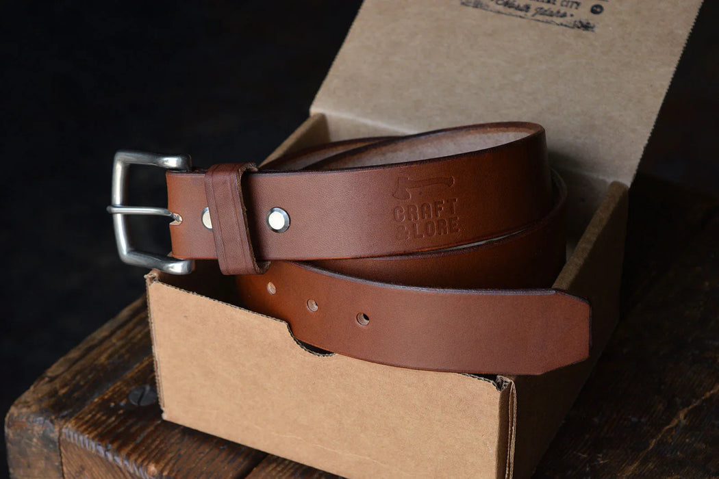 Craft Latigo Leather Belt Brown 1.75