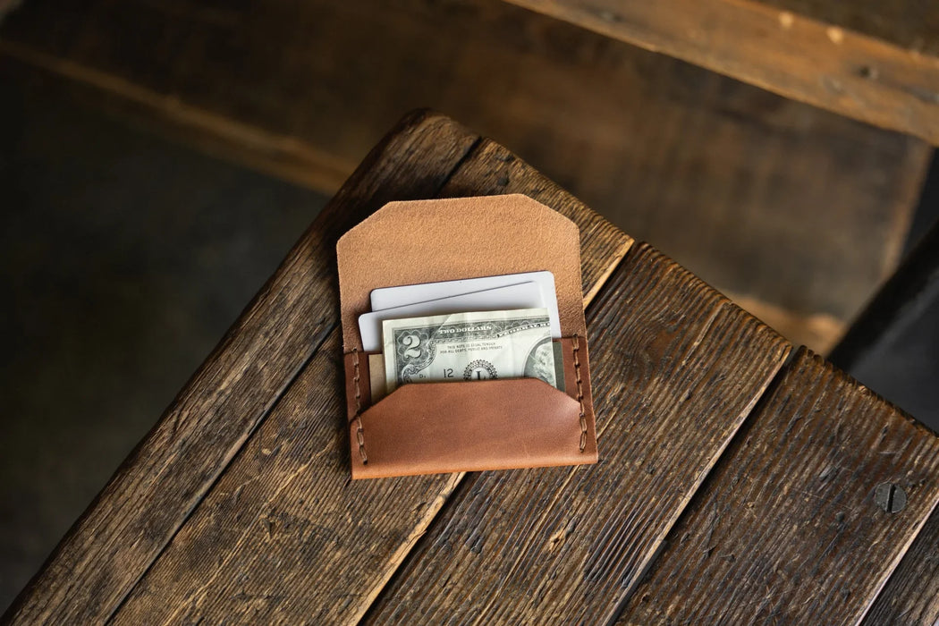 Enfold Leather Card Wallet
