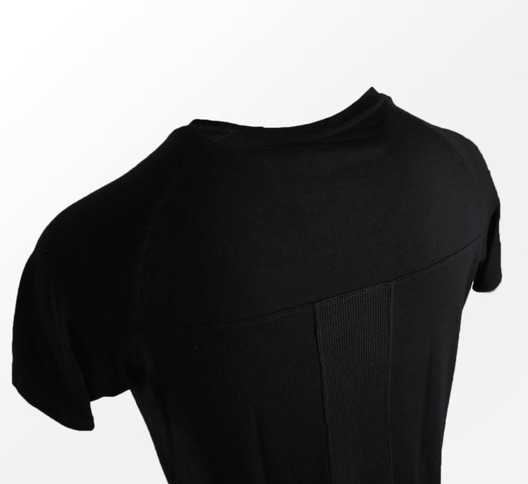 Eucalyptus Mesh Tee - Black