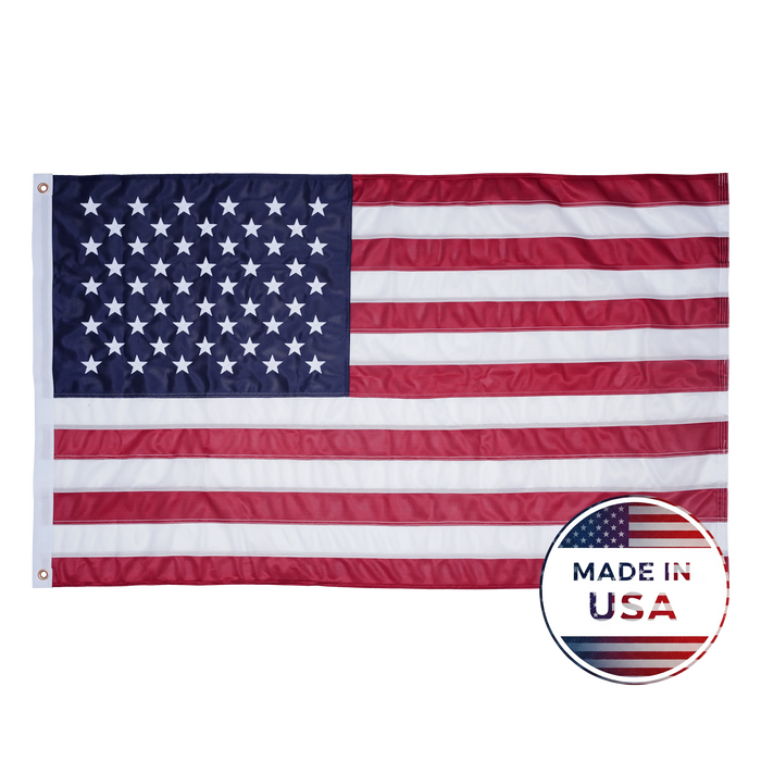 Knitted Poly American Flag - 100% Made in USA