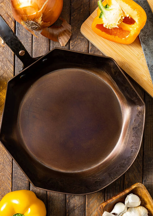 10" Hand Forged Hybrid Carbon Steel Skillet