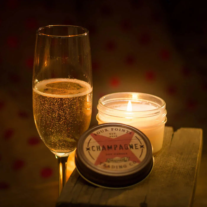 Champagne Candle
