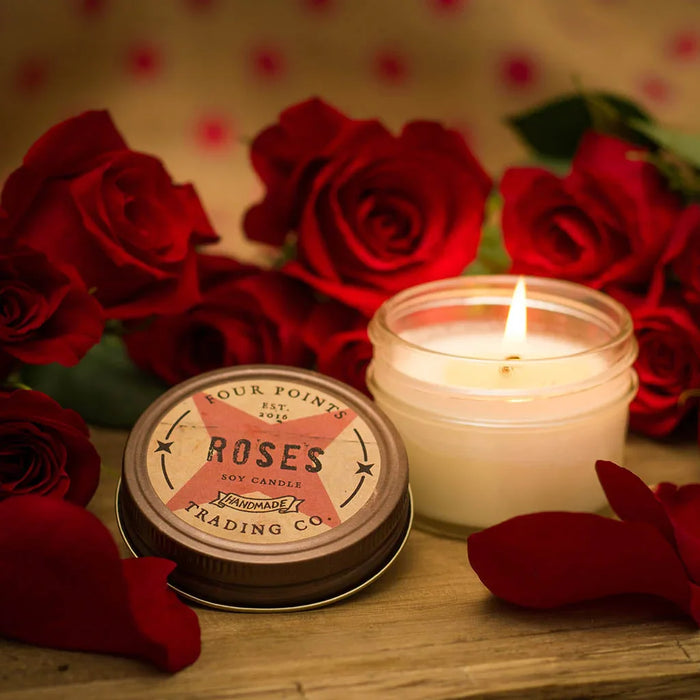 Roses Candle