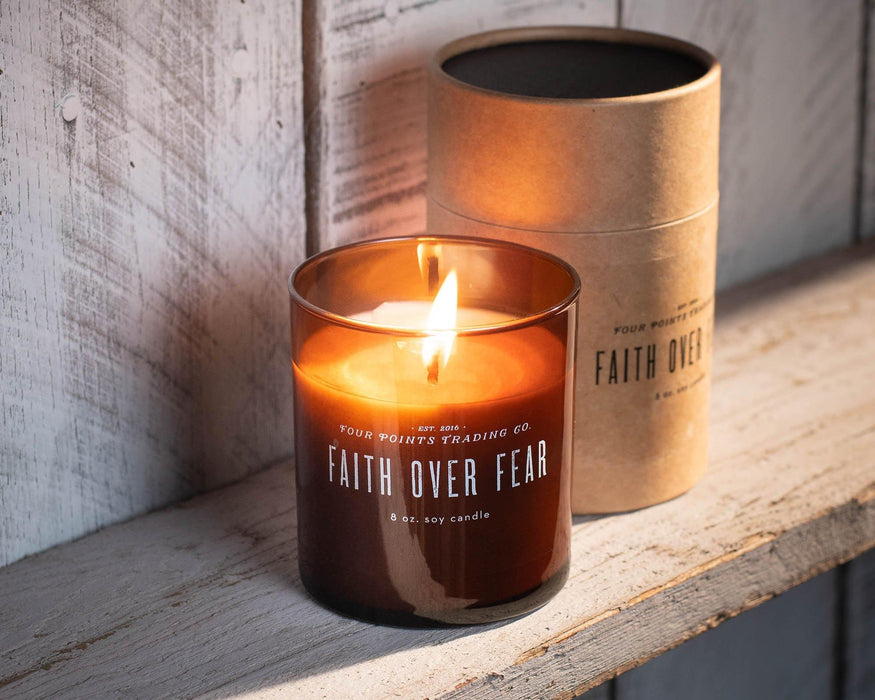 Faith Over Fear 8oz Soy Candle