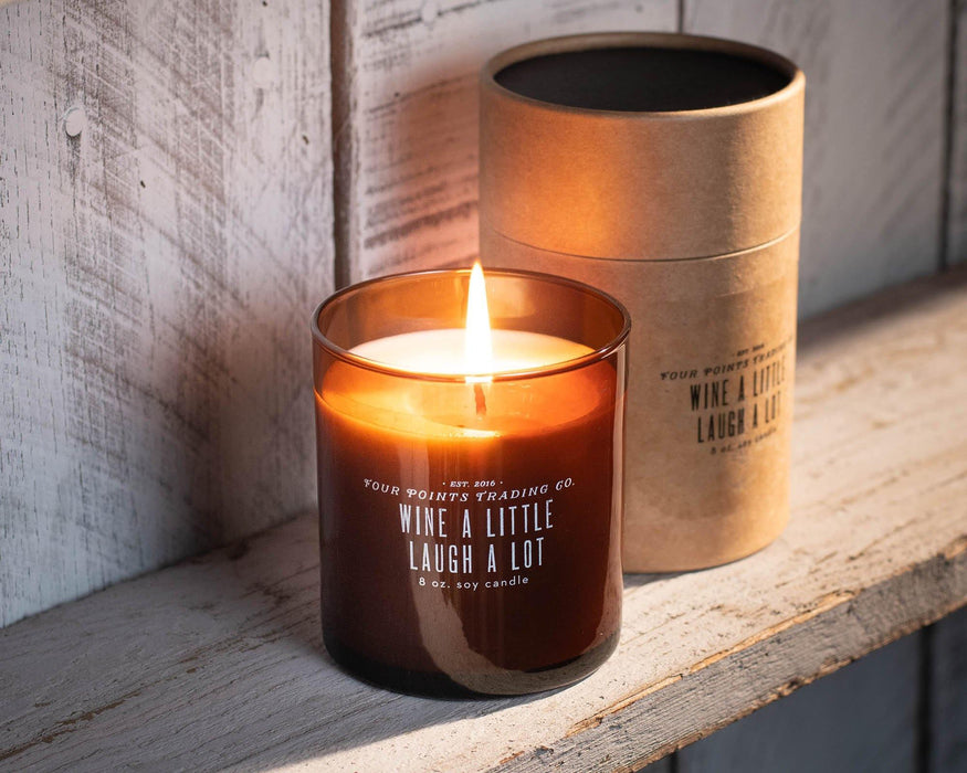 Wine A Little, Laugh A Lot 8oz Soy Candle