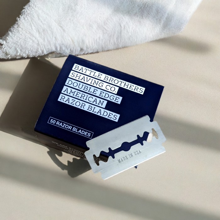 Double Edge Safety Razor Blades - Pack of 50 Made in USA