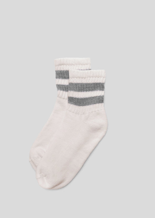 The Mono Stripe Quarter Crew Sock