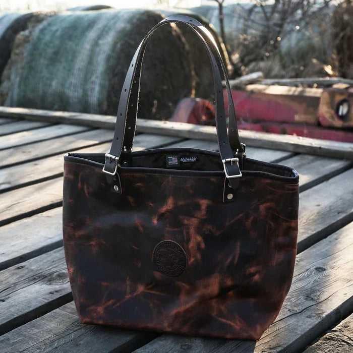 Heritage Leather Market Tote