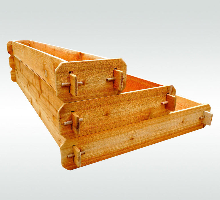 Timberlane Gardens Raised Garden Bed Kit Large 3 Tiered Elevated Planter