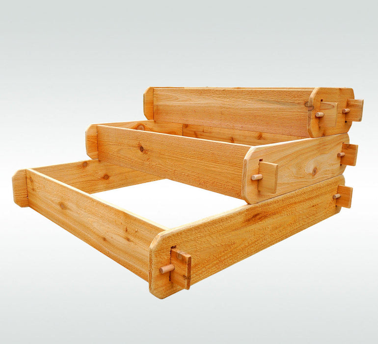 Timberlane Gardens Raised Garden Bed Kit 3 Tiered Pyramid Elevated Planter