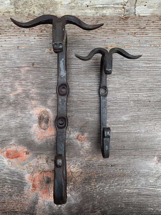 Mini Animal Hooks - Ram Bull Longhorn Unicorn Gazelle Antelope