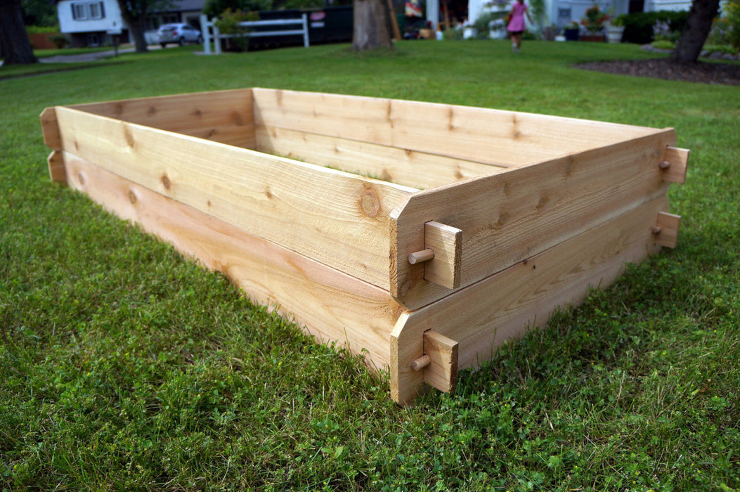 Timberlane Gardens Raised Garden Bed Kit Double Deep (Two 3x6)