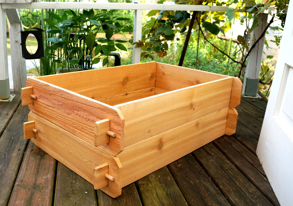 Timberlane Gardens Raised Garden Bed Kit Double Deep (Two 2x3)