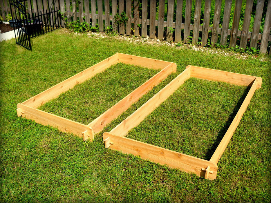 Timberlane Gardens Raised Garden Bed Kit Set (Two 3x6) Western Red Cedar