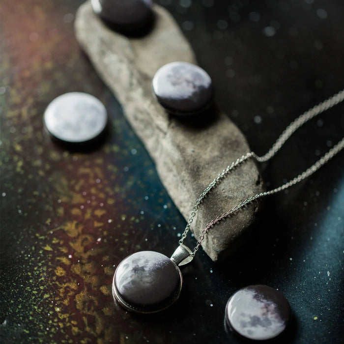 Interchangeable Moon Phase Necklace