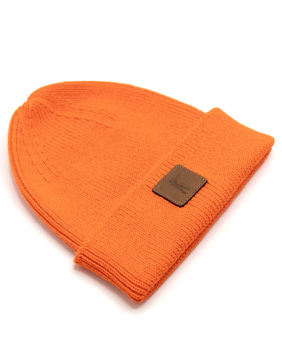 Arthur Blaze Orange Wool Knit Hat
