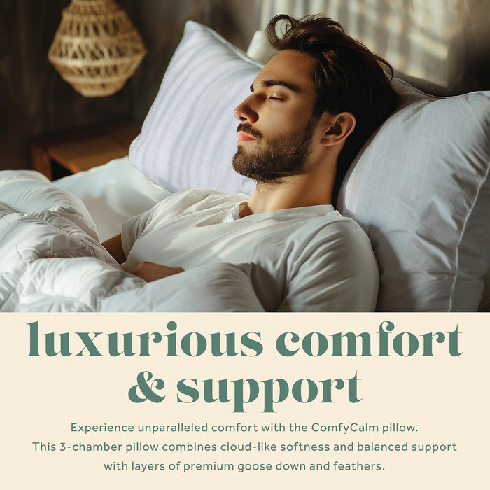 3-chamber layered pillow