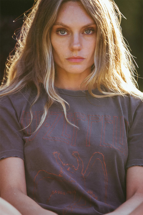 Led Zeppelin Sunkissed Boyfriend Tee