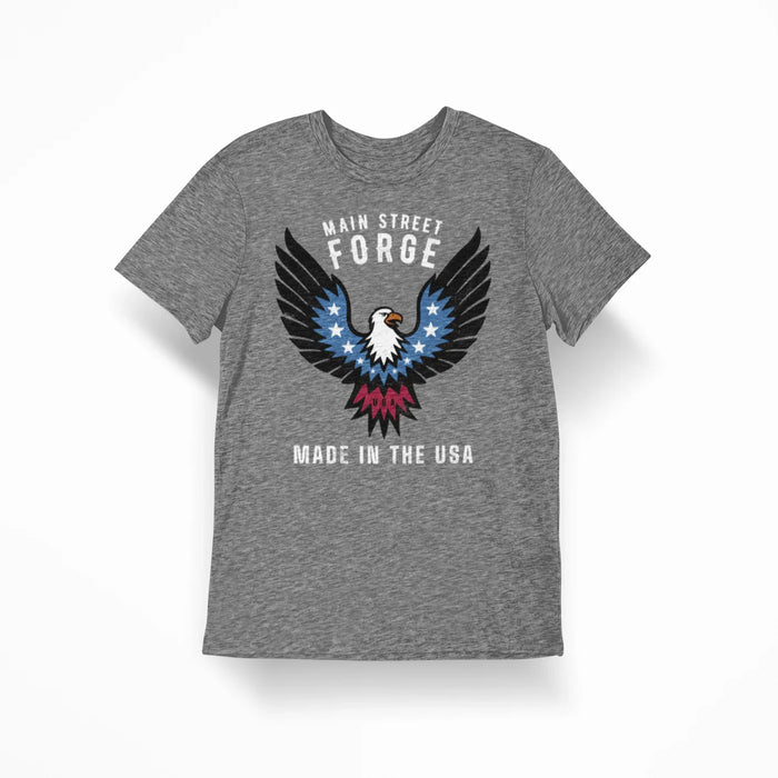 Main Street Forge Eagle T-Shirt - Tri Blend T-Shirt