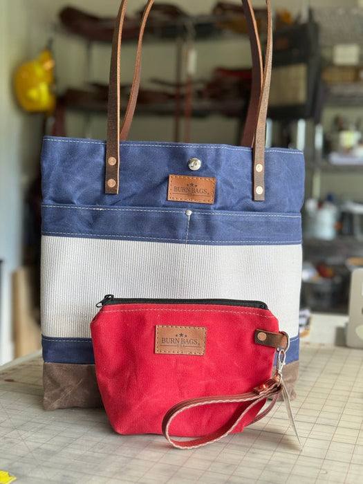 Navy Blue Classic Burn Bag