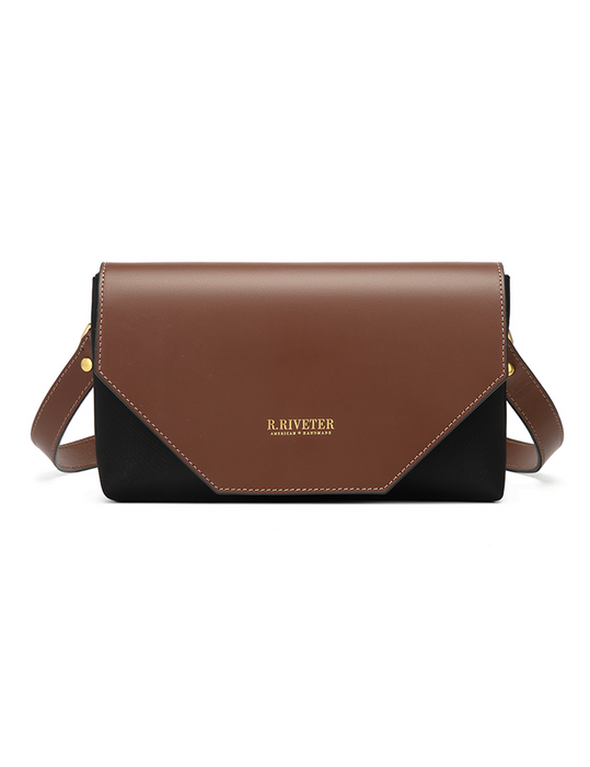 Patton | Black Nylon + Brown Leather