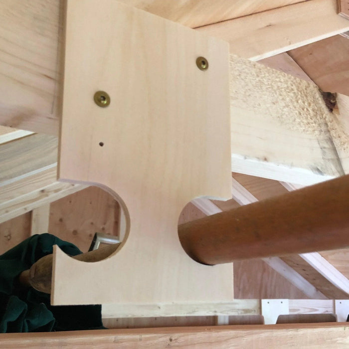 Pole Saw and Long Pool Equipment Organizer