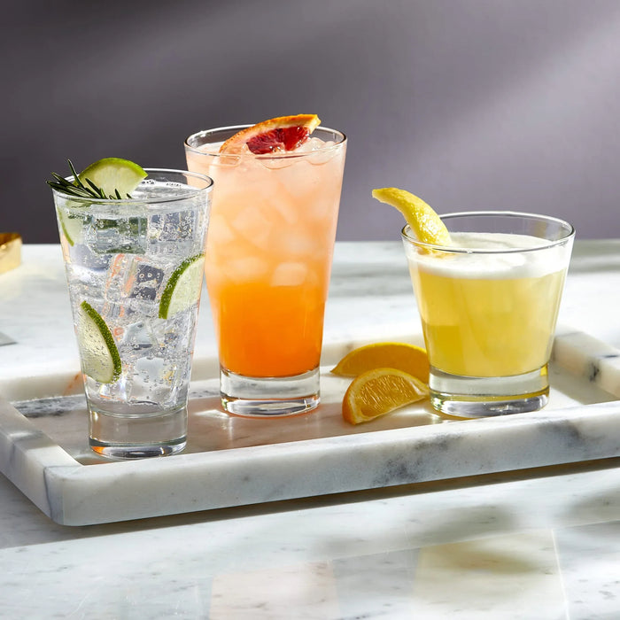 Modern Bar Essentials Highball Drinking Glasses, 12 ounce, Set of 6