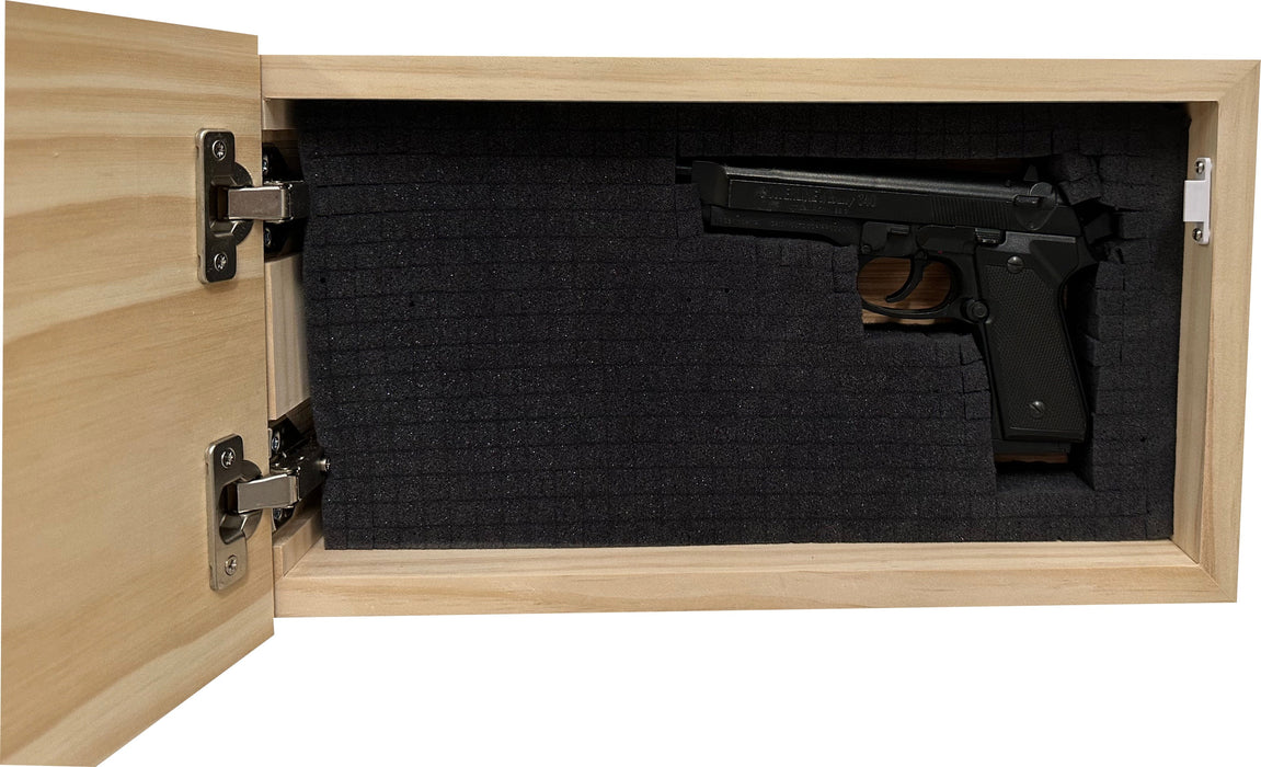 American Flag Wall-Mounted Gun Cabinet (Red & Blue)
