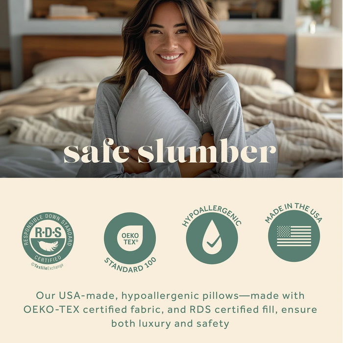 3-chamber layered pillow
