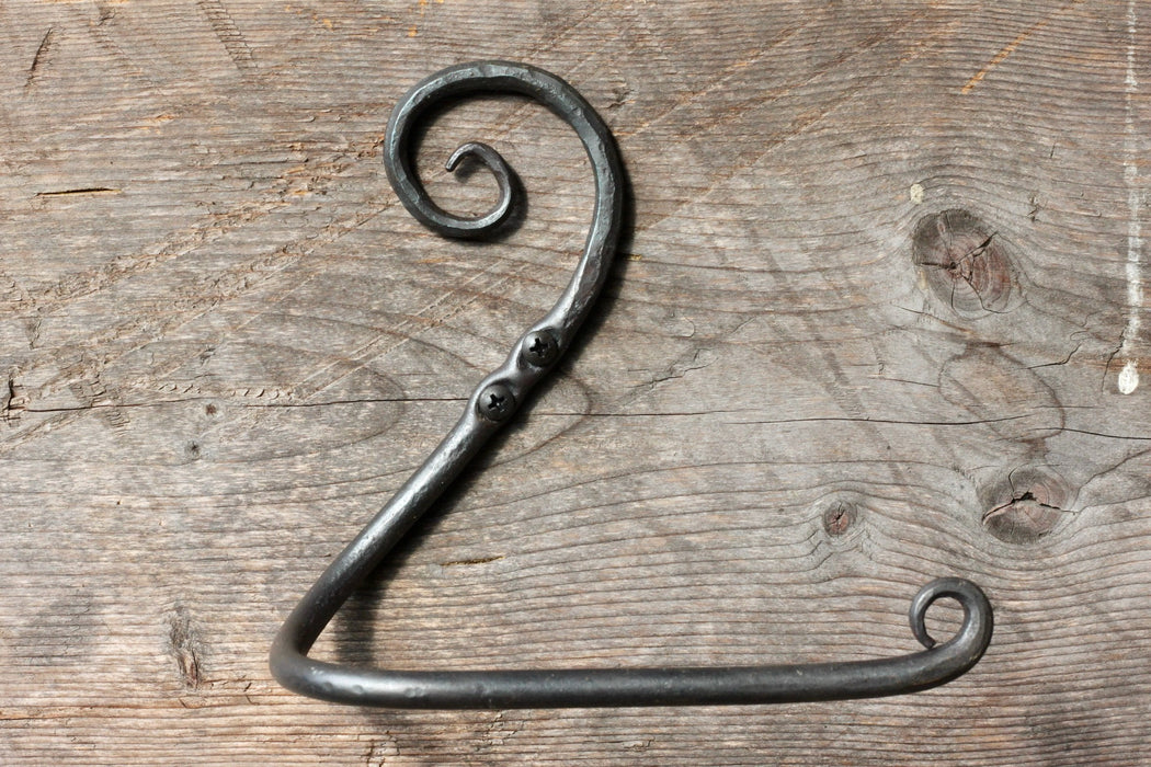 Hand Towel Rack - Scrolled Design