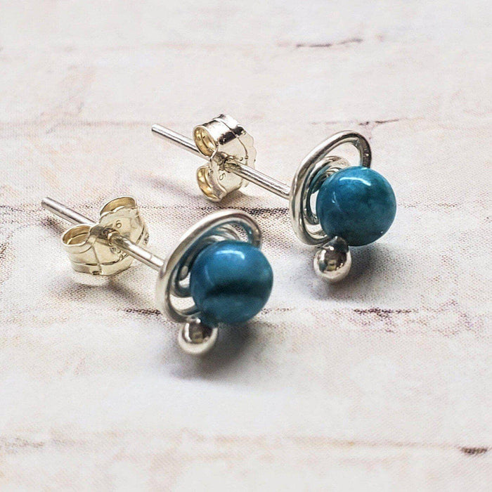 4mm Sterling Silver Spiral Ear Studs