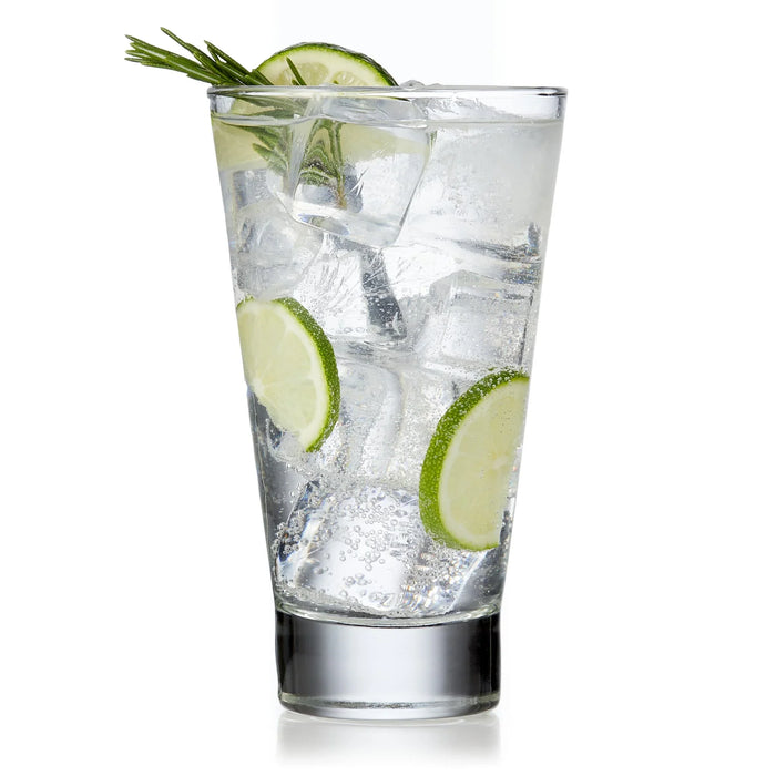 Modern Bar Essentials Highball Drinking Glasses, 12 ounce, Set of 6