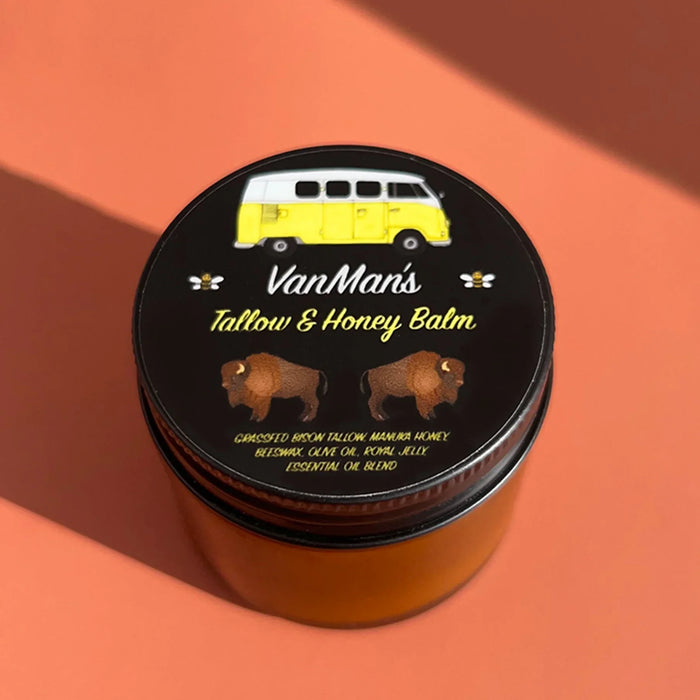 vanmans-bison-tallow-honey-balm-2-oz-no-essential-oils-made-in-usa