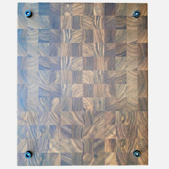 Extra Large Walnut Wood End Grain Butcher Block Cutting Board with Juice Groove