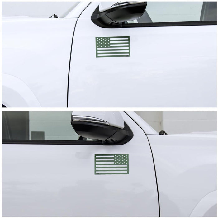 American Flag Magnets - Green