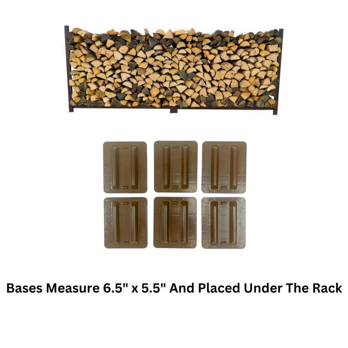 The Woodhaven 10ft Firewood Rack