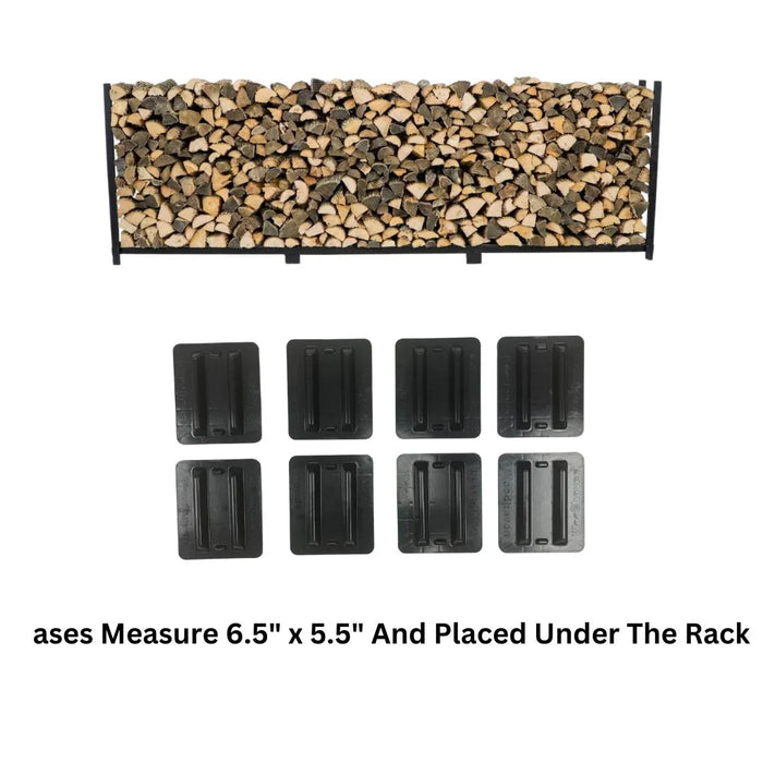 The Woodhaven 12ft Firewood Rack
