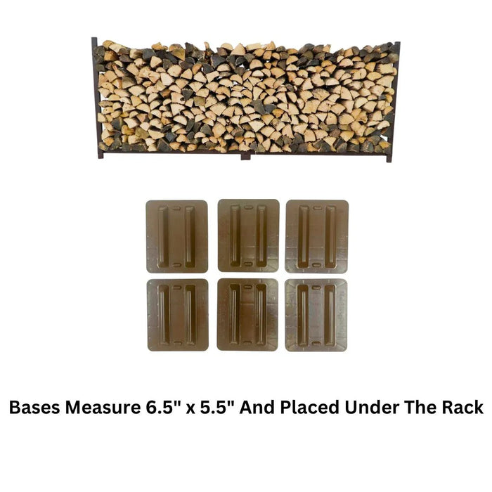 The Woodhaven 8ft Firewood Rack