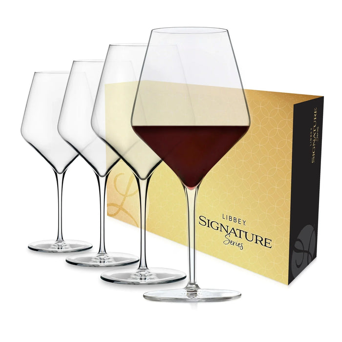 Greenwich Red Wine Gift Set of 4, 24 ounce