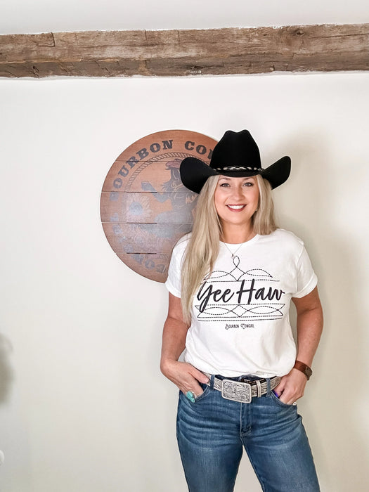 Boot Stitch Yee Haw T-Shirt