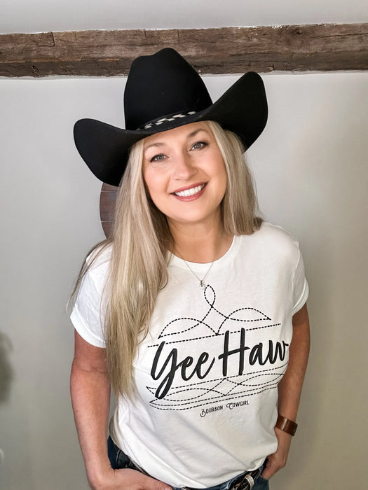 Boot Stitch Yee Haw T-Shirt