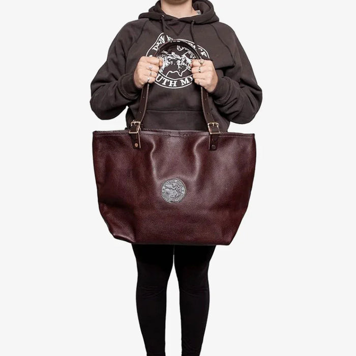 Leather Market Tote